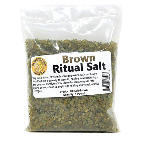 1 lb Ritual Salt - Brown - Magick Magick.com