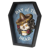 10" Day of the Dead Coffin Wall Plaque - Magick Magick.com