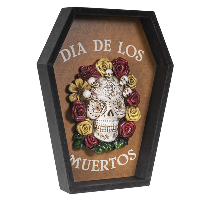 10" Dia De Los Muertos Wall Plaque - Magick Magick.com