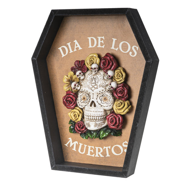 10" Dia De Los Muertos Wall Plaque - Magick Magick.com