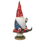 10" Gnome Statue - Gnome on Toadstool - Magick Magick.com