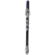 10" Magick Wand - Amethyst Point with Silver Triple Moon - Magick Magick.com
