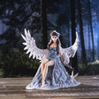 10.25" Fairy Statue - Winter Angel with Cat - Magick Magick.com