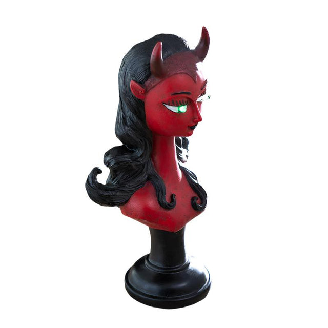 10.4" Lady Devil with LED Light Statue - Magick Magick.com