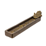 10.5" Hamsa Stick Incense Burner - Magick Magick.com