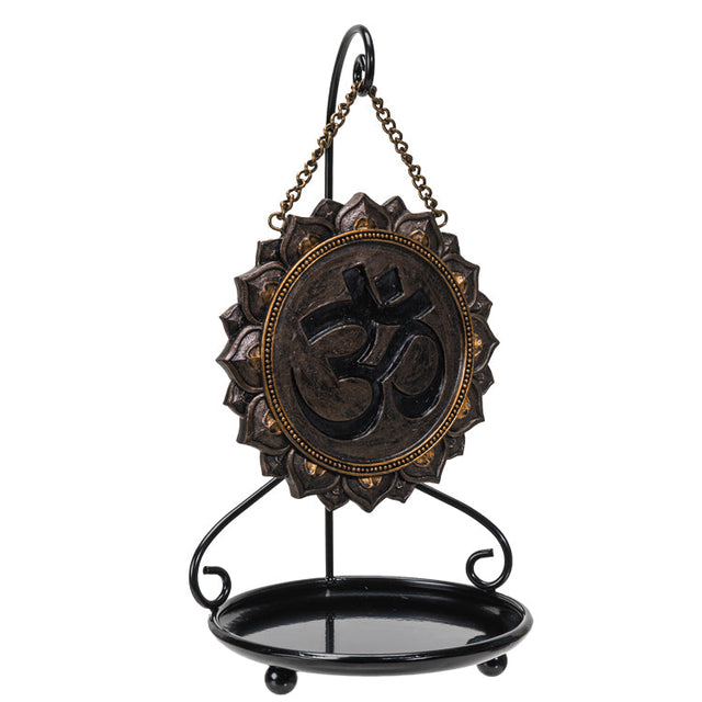 10.5" Hanging Ohm Backflow Incense Burner - Magick Magick.com