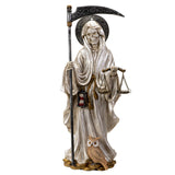 10.5" Santa Muerte White Statue - Magick Magick.com