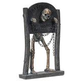 10.5" Skeleton Statue - Pillory - Magick Magick.com