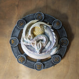 10.75 Anne Stokes Wall Plaque - Ostara Dragon - Magick Magick.com