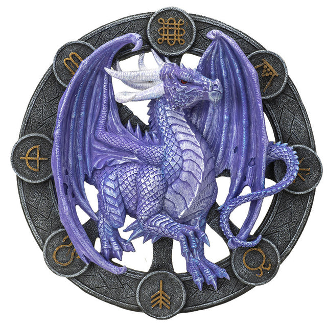 10.75 Anne Stokes Wall Plaque - Samhain Dragon - Magick Magick.com