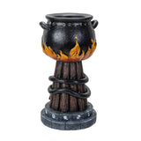 10.9" Triple Moon Cauldron Votive Candle Holder - Magick Magick.com