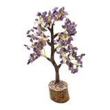 11" Amethyst Tree of Life Crystal Tree (300 Amethyst Gemstone Beads) - Magick Magick.com