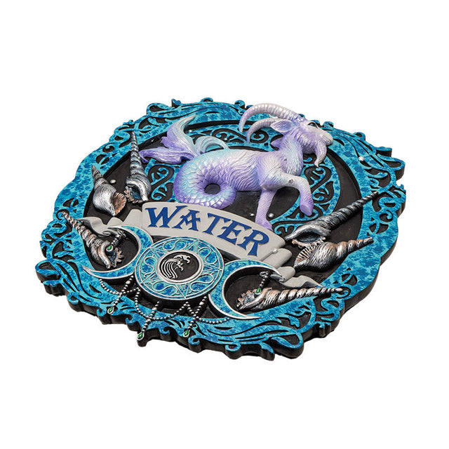 11" Anne Stokes Elements Plaque - Water - Magick Magick.com