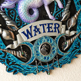 11" Anne Stokes Elements Plaque - Water - Magick Magick.com