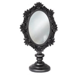 11" Black Rose Standing Mirror - Magick Magick.com