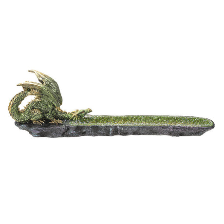 11" Dragon Geode Stick Incense Burner - Magick Magick.com