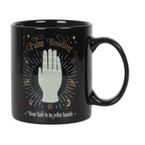 11 oz Ceramic Tarot Card Mug - Palm Reading - Magick Magick.com