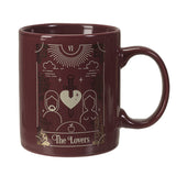 11 oz Ceramic Tarot Card Mug - The Lovers - Magick Magick.com