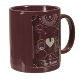 11 oz Ceramic Tarot Card Mug - The Lovers - Magick Magick.com