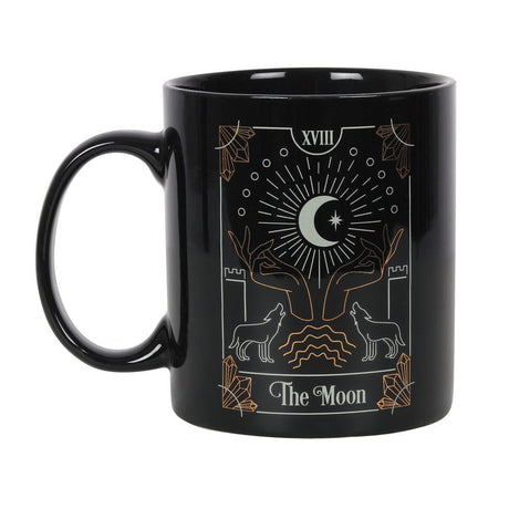 11 oz Ceramic Tarot Card Mug - The Moon - Magick Magick.com
