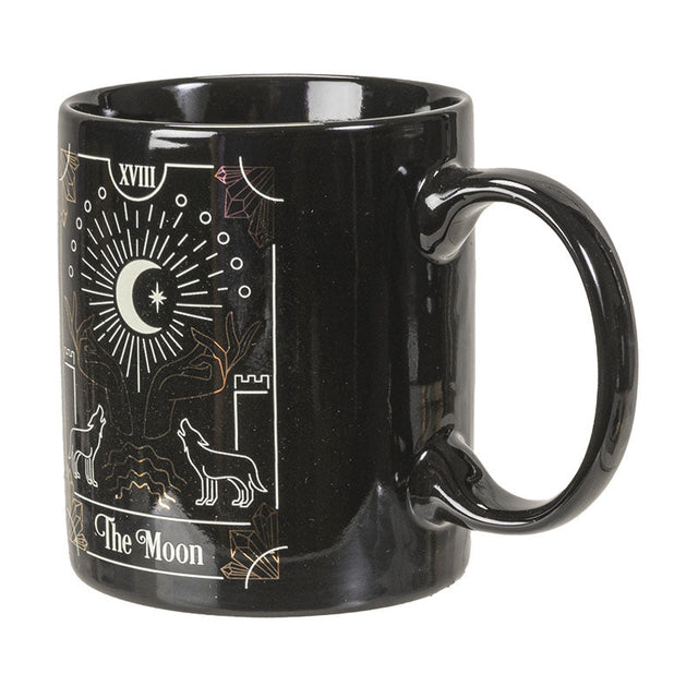 11 oz Ceramic Tarot Card Mug - The Moon - Magick Magick.com