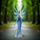 11.2" Blue Fairy Holding Chick Statue - Magick Magick.com