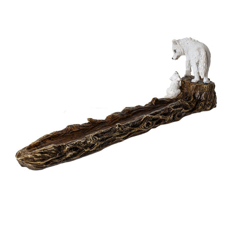 11.2 Wolf and Pup Stick Incense Burner - Magick Magick.com