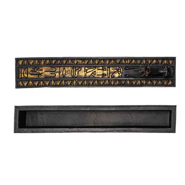 11.25" Anubis Stick Incense Burner Box - Magick Magick.com