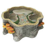 11.25" Tree Stump Planter Display - Magick Magick.com