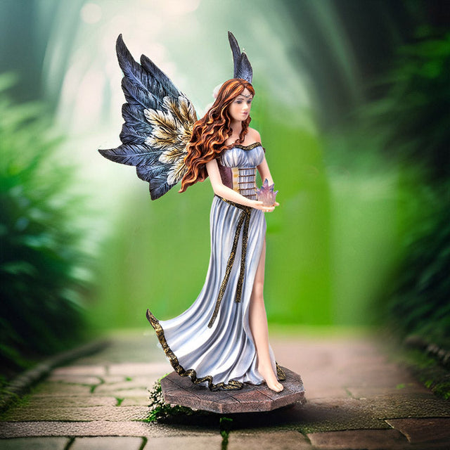 11.4" Blue Flame Fairy Statue - Magick Magick.com