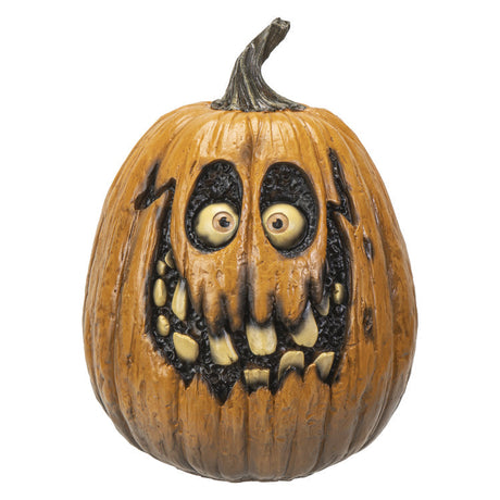 11.4" Ray Villafane Pumpkin Statue - Smiling - Magick Magick.com