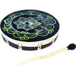 11.75" Ceremonial Drum - Celestial Lotus Eye - Magick Magick.com