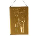 11.8" Til Death Do Us Part Couple Skeleton Hanging Sign - Magick Magick.com