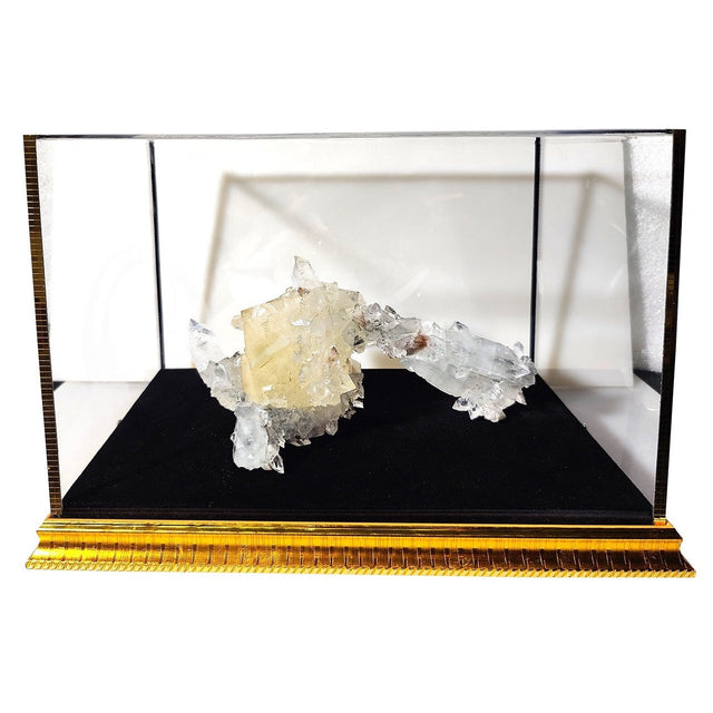 12" Apophyllite in Acrylic Display Box - Magick Magick.com