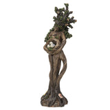 12" Ent Tree Lady Holding Birds Polyresin Statue - Magick Magick.com