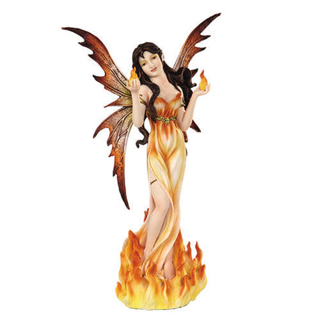 12" Fairy Statue - Elemental Fire - Magick Magick.com