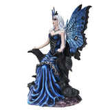 12" Fairy Statue - Queen of the Crows Butterfly Fairy - Magick Magick.com