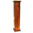 12" Moon & Star Tower Wood Incense Burner - Magick Magick.com
