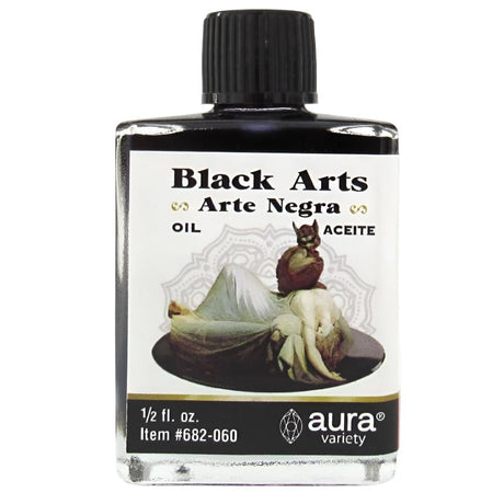 1/2 oz Aura Spiritual Oil - Black Arts (Arte Negra) - Magick Magick.com