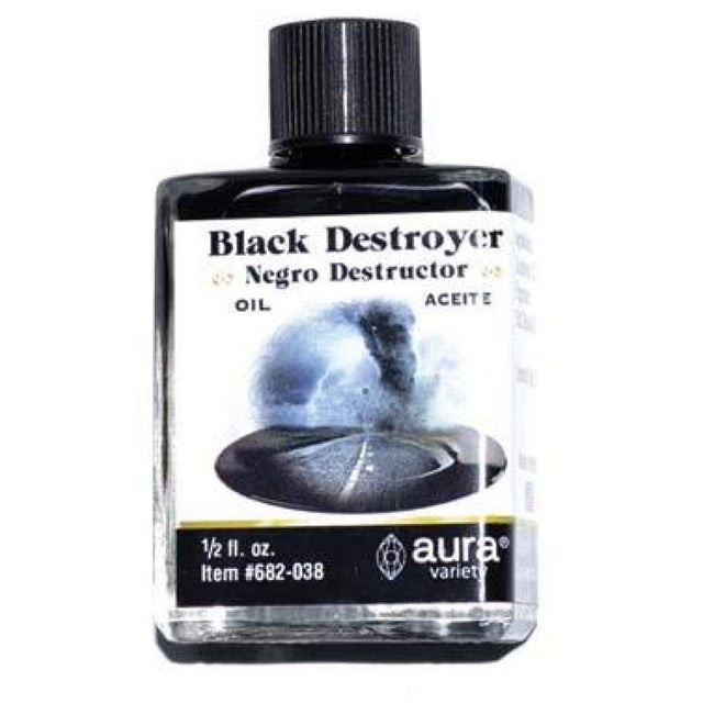 1/2 oz Aura Spiritual Oil - Black Destroyer - Magick Magick.com