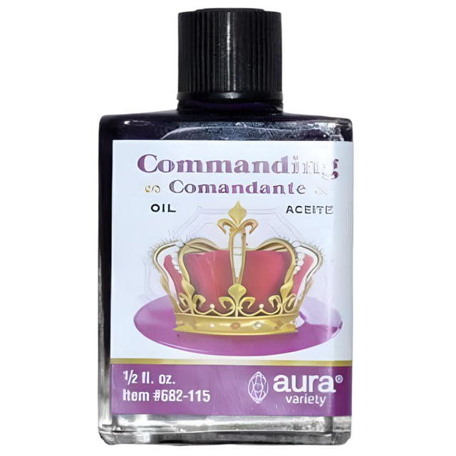 1/2 oz Aura Spiritual Oil - Commanding (Comandante) - Magick Magick.com