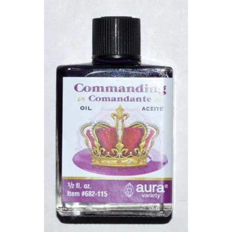 1/2 oz Aura Spiritual Oil - Commanding - Magick Magick.com
