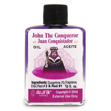 1/2 oz Aura Spiritual Oil - John The Conqueror - Magick Magick.com