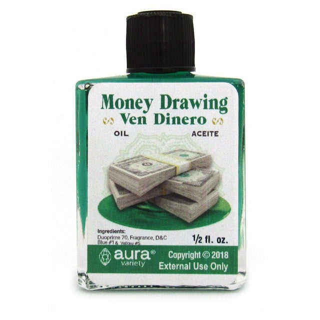 1/2 oz Aura Spiritual Oil - Money Drawing - Magick Magick.com