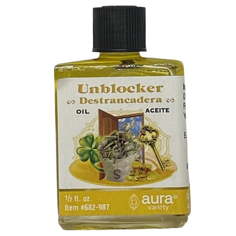 1/2 oz Aura Spiritual Oil - Unblocker (Destrancadera) - Magick Magick.com