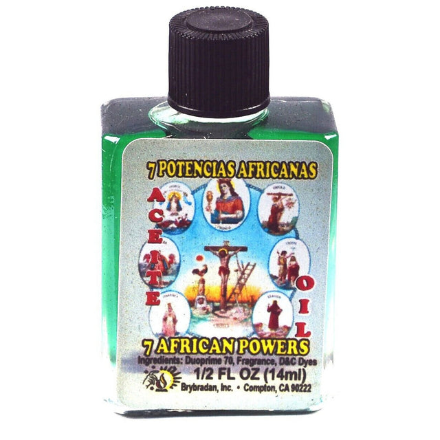 1/2 oz Brybradan Spiritual Oil - 7 African Powers - Magick Magick.com