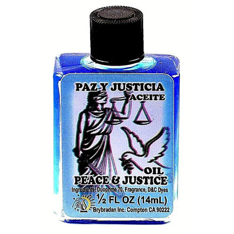 1/2 oz Brybradan Spiritual Oil - Peace & Justice - Magick Magick.com