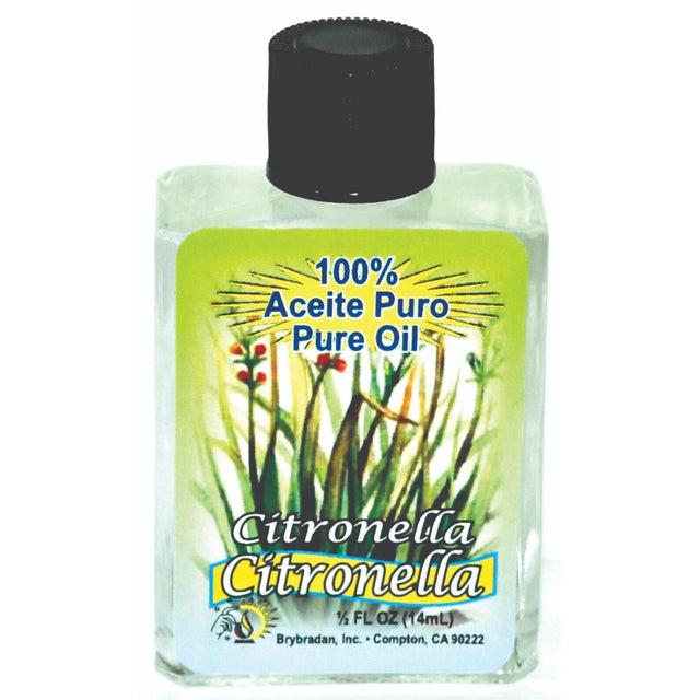 1/2 oz Brybradan Spiritual Oil - Pure Citronella - Magick Magick.com