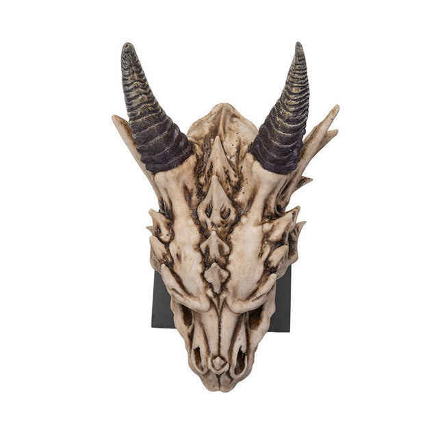 12.5" Dragon Skull on Stand Statue - Magick Magick.com