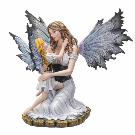 12.6" Fairy Statue - Motherly Love with Daughter - Magick Magick.com